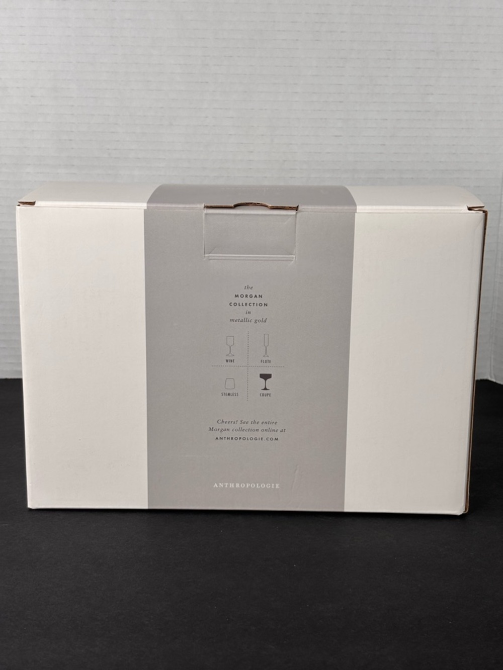 Anthropologie NIB 2 Pack Zaza Honey Luster Stemless Martini Glasses Iridescent - Picture 5 of 15